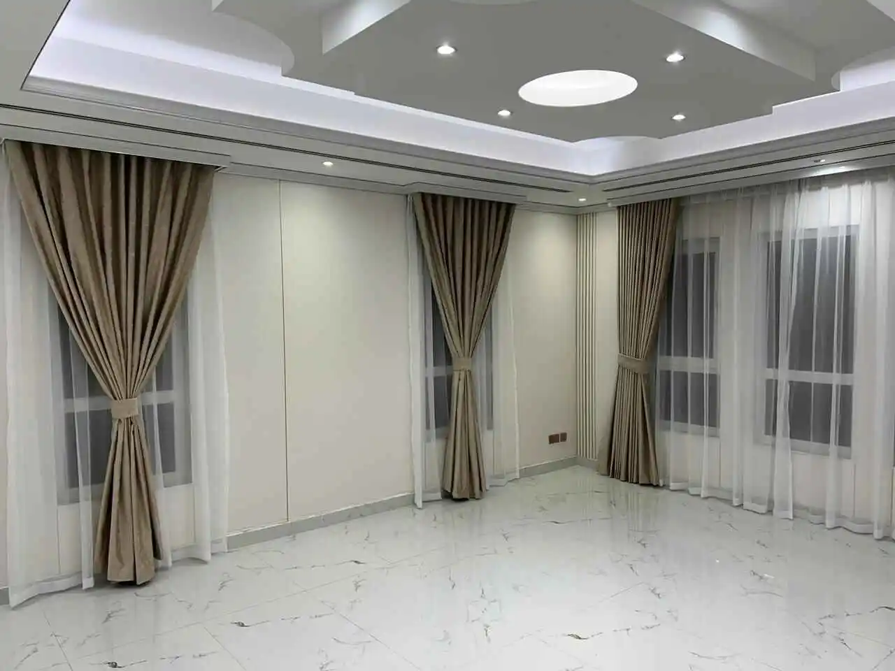 blackout curtains for living room Dubai Marina