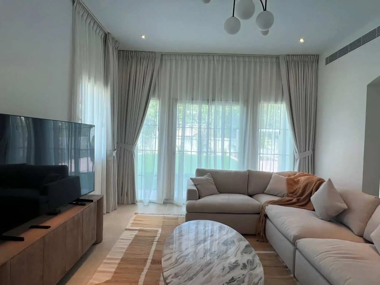 blackout curtains for living room Sharja