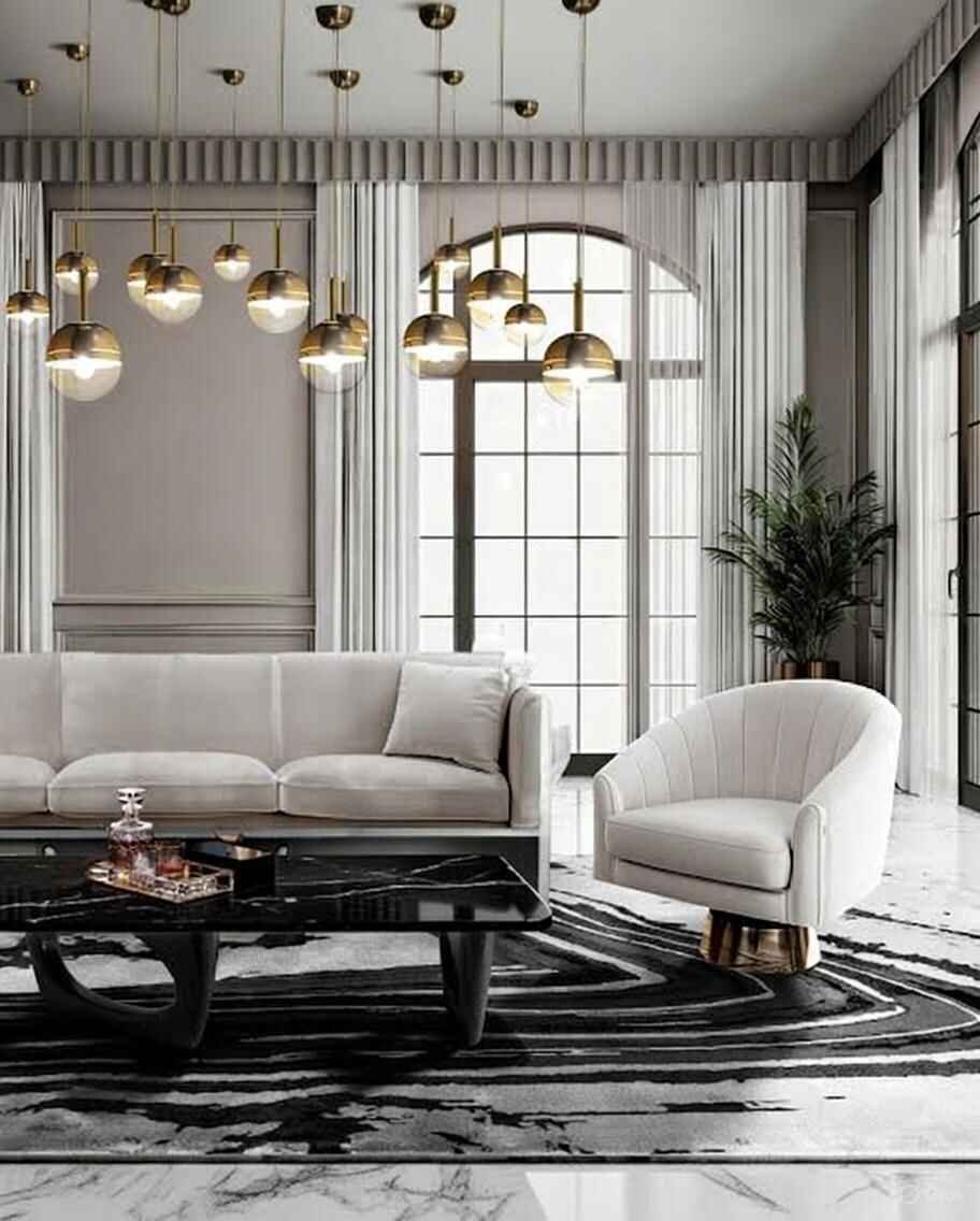 Dubai curtains for Arabian Ranches villa