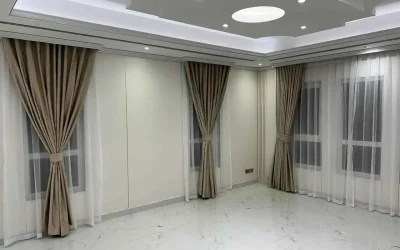 blackout curtains for living room Dubai Marina
