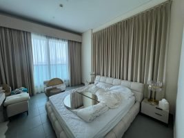 pinch pleat curtains Dubai bedroom