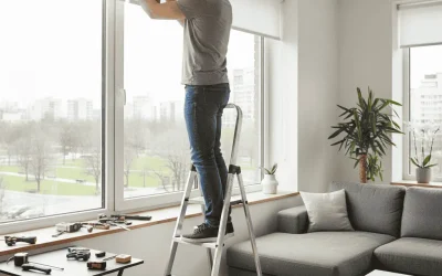 roller blind installation in Dubai