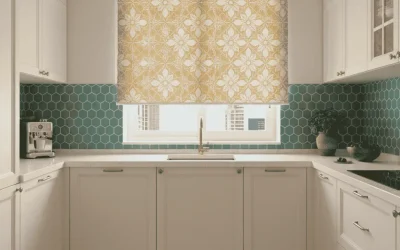 custom roller blinds for kitchen