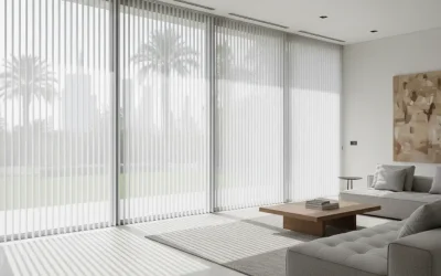vertical blinds Dubai custom made for living room